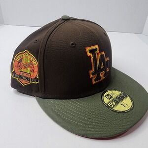 New Era Los Angeles Dodgers Brown 50th 7 1/8 Stadium Anniversary 59fifty Hat
